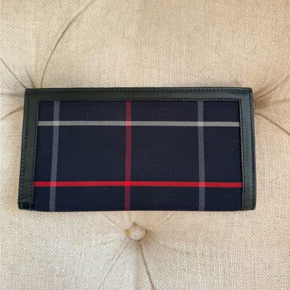 Burberrys Vintage Navy Nova Check Long Wallet - Picture 3 of 7